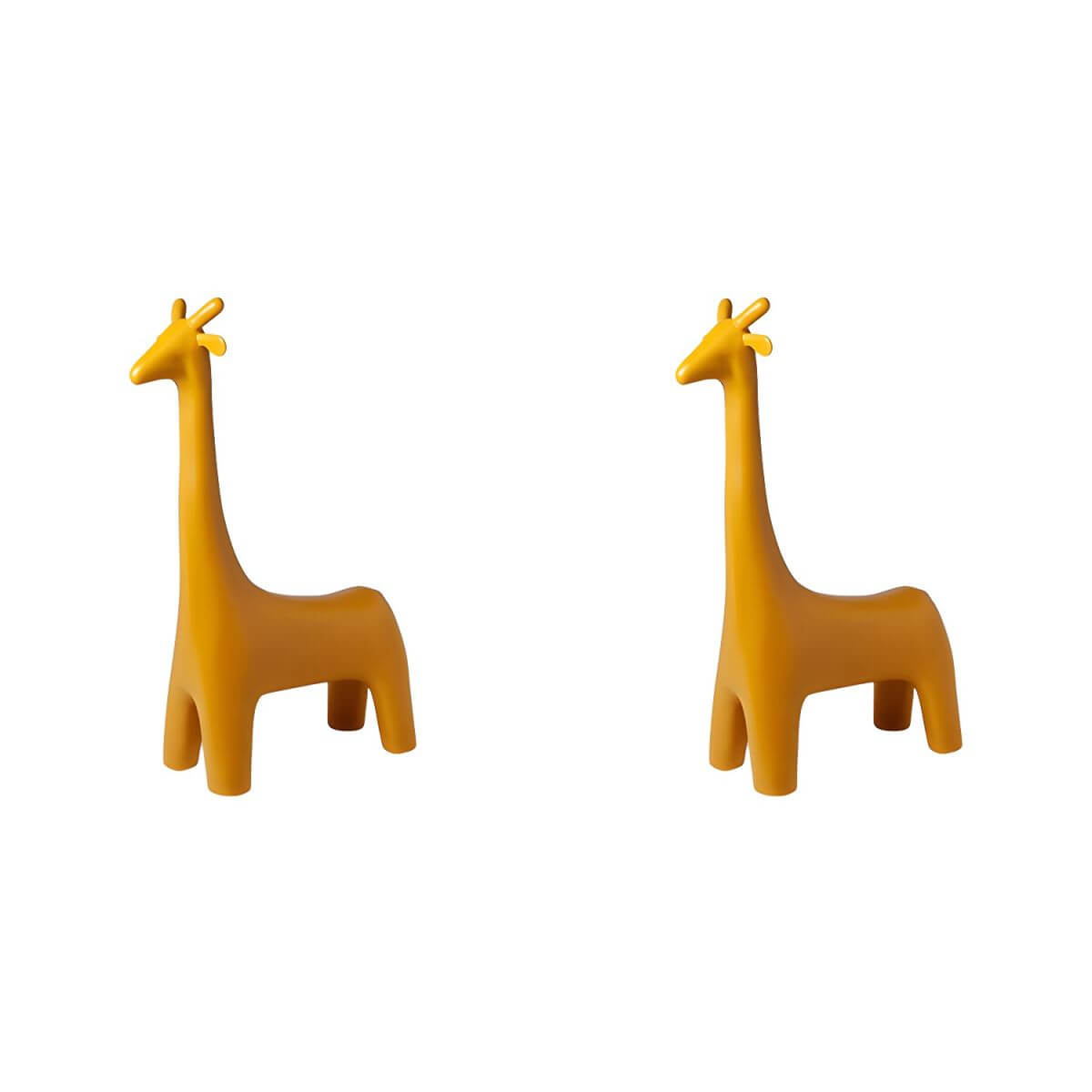 Animal Design Black Plastic Kids Stool - Novelty Seating for Playrooms