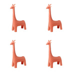 Animal Design Black Plastic Kids Stool - Novelty Seating for Playrooms