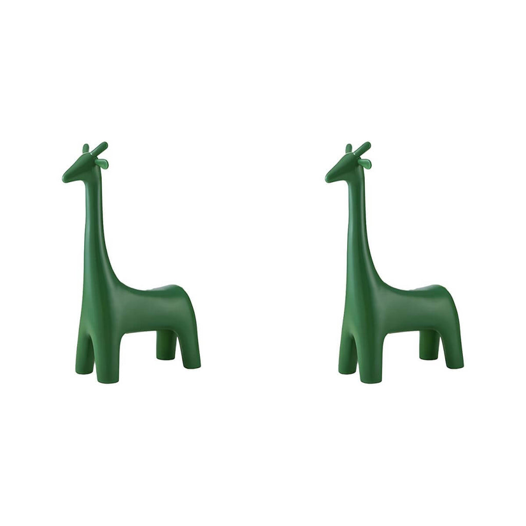 Animal Design Black Plastic Kids Stool - Novelty Seating for Playrooms