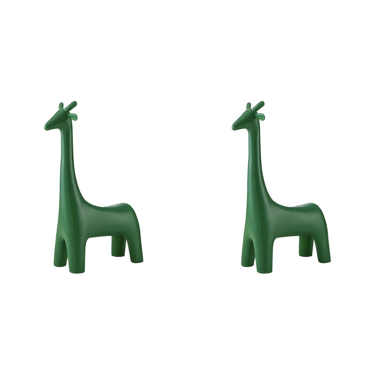 Animal Design Black Plastic Kids Stool - Novelty Seating for Playrooms