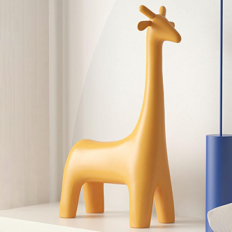 Animal Design Black Plastic Kids Stool - Novelty Seating for Playrooms