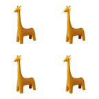 Animal Design Black Plastic Kids Stool - Novelty Seating for Playrooms