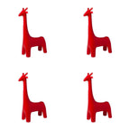 Animal Design Black Plastic Kids Stool - Novelty Seating for Playrooms