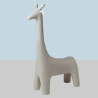 Animal Design Black Plastic Kids Stool - Novelty Seating for Playrooms