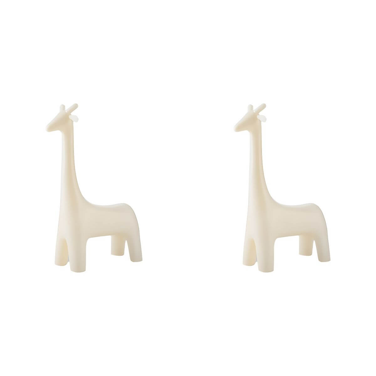 Animal Design Black Plastic Kids Stool - Novelty Seating for Playrooms