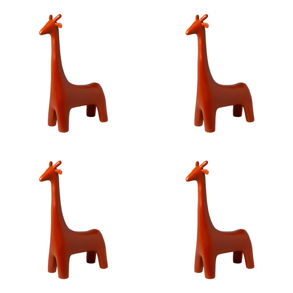 Animal Design Black Plastic Kids Stool - Novelty Seating for Playrooms