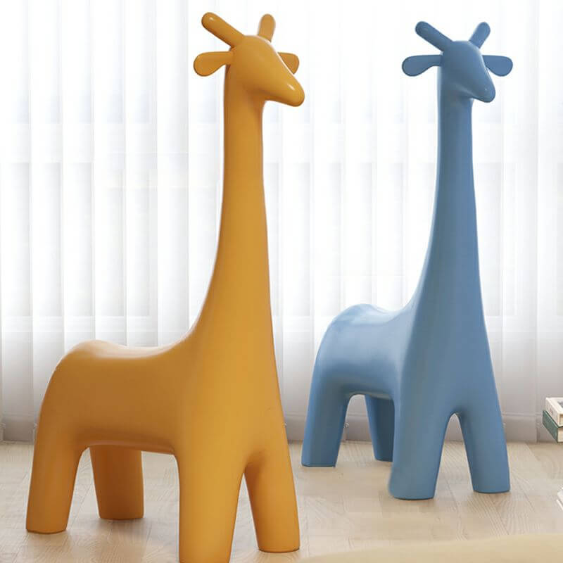 Animal Design Black Plastic Kids Stool - Novelty Seating for Playrooms Secondary image