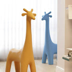 Animal Design Black Plastic Kids Stool - Novelty Seating for Playrooms