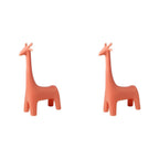 Animal Design Black Plastic Kids Stool - Novelty Seating for Playrooms