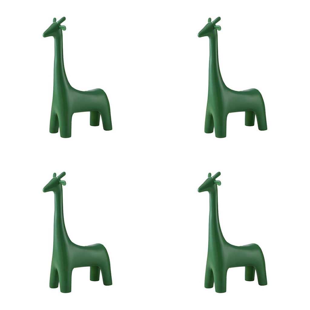 Animal Design Black Plastic Kids Stool - Novelty Seating for Playrooms