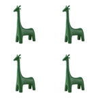 Animal Design Black Plastic Kids Stool - Novelty Seating for Playrooms