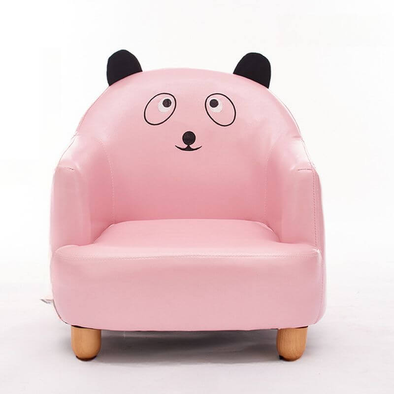 Animal Print Upholstered Kids Sofa with Cotton Material