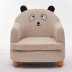 Animal Print Upholstered Kids Sofa with Cotton Material