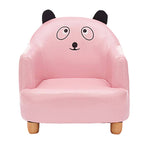 Animal Print Upholstered Kids Sofa with Cotton Material