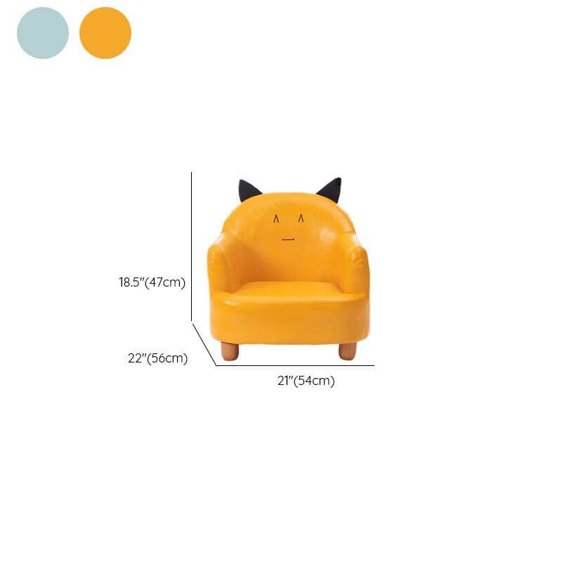 Animal Print Upholstered Kids Sofa with Cotton Material Dimensions