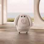 Animal-Shaped Plush Lounge Chair Series With Hidden Casters