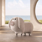 Animal-Shaped Plush Lounge Chair Series With Hidden Casters Main Product Image