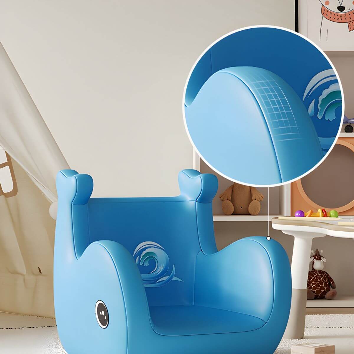 Animal Theme Foam Club Sofa For Kids - Pink & More