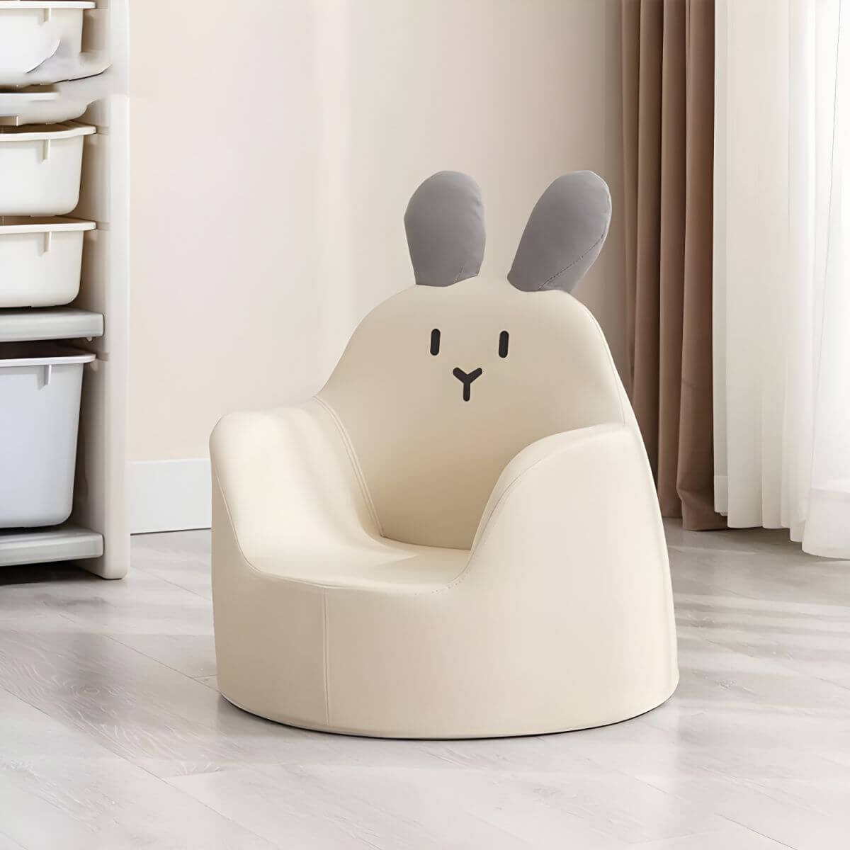 Animal Theme Upholstered Club Chair - Bear, Cat, Dinosaur, Rabbit