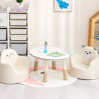 Animal Theme Upholstered Club Chair - Bear, Cat, Dinosaur, Rabbit