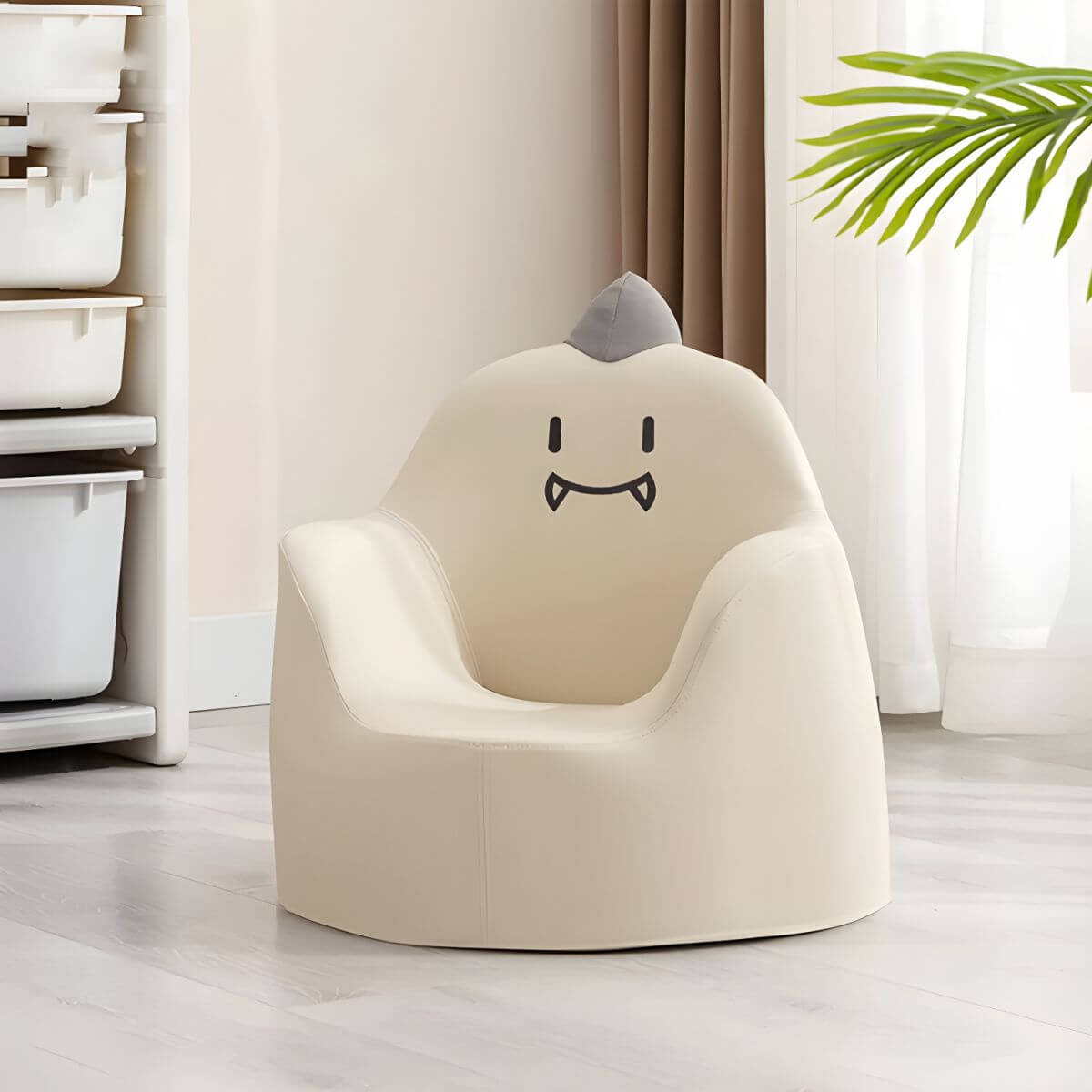 Animal Theme Upholstered Club Chair - Bear, Cat, Dinosaur, Rabbit