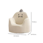 Animal Theme Upholstered Club Chair - Bear, Cat, Dinosaur, Rabbit Dimensions