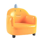 Animal-Themed Upholstered Club Sofa for Kids - Bear Design in Pink