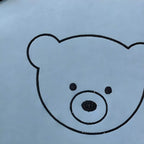 Animal-Themed Upholstered Club Sofa for Kids - Bear Design in Pink