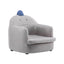 Animal-Themed Upholstered Kids Sofa with Soft Fabric and Safe Design