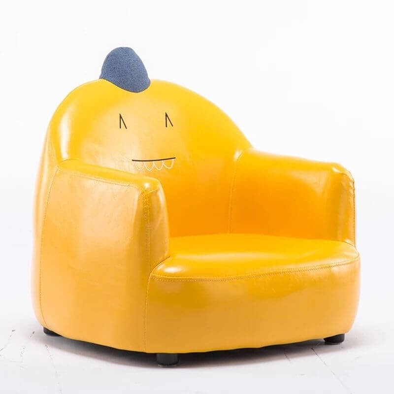 Animal-Themed Upholstered Kids Sofa with Soft Fabric and Safe Design