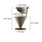 Art Deco Inspired Vanity Stool with Piano-Tufted Back and Metal Disc Base