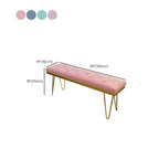 Art Deco Upholstered Entryway Bench with Tufted Diamond Stitching Dimensions