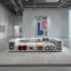 Artful Graffiti Sectional Sofa With Low-Profile Modular Lounge Form Main Product Image