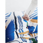 Artful Graffiti Togo Sofa Caterpillar Chair Series, Sculpted Lounge Seating