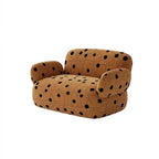 Artful Polka Dot Sofa Series with Rounded Silhouette for Cozy Living