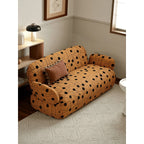 Artful Polka Dot Sofa Series with Rounded Silhouette for Cozy Living