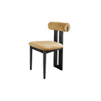Ash Vintage Wood Dining Chair Set with Curved Lumbar Comfort and Tailored Cushion Detail