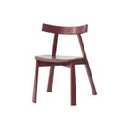 Ash Wood Dining Chair With Curved Arms, Leather and Linen Options