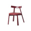 Ash Wood Dining Chair With Curved Arms, Leather and Linen Options