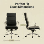 Aspen Executive Office Chair – Ergonomic High-Back Leather Task Chair