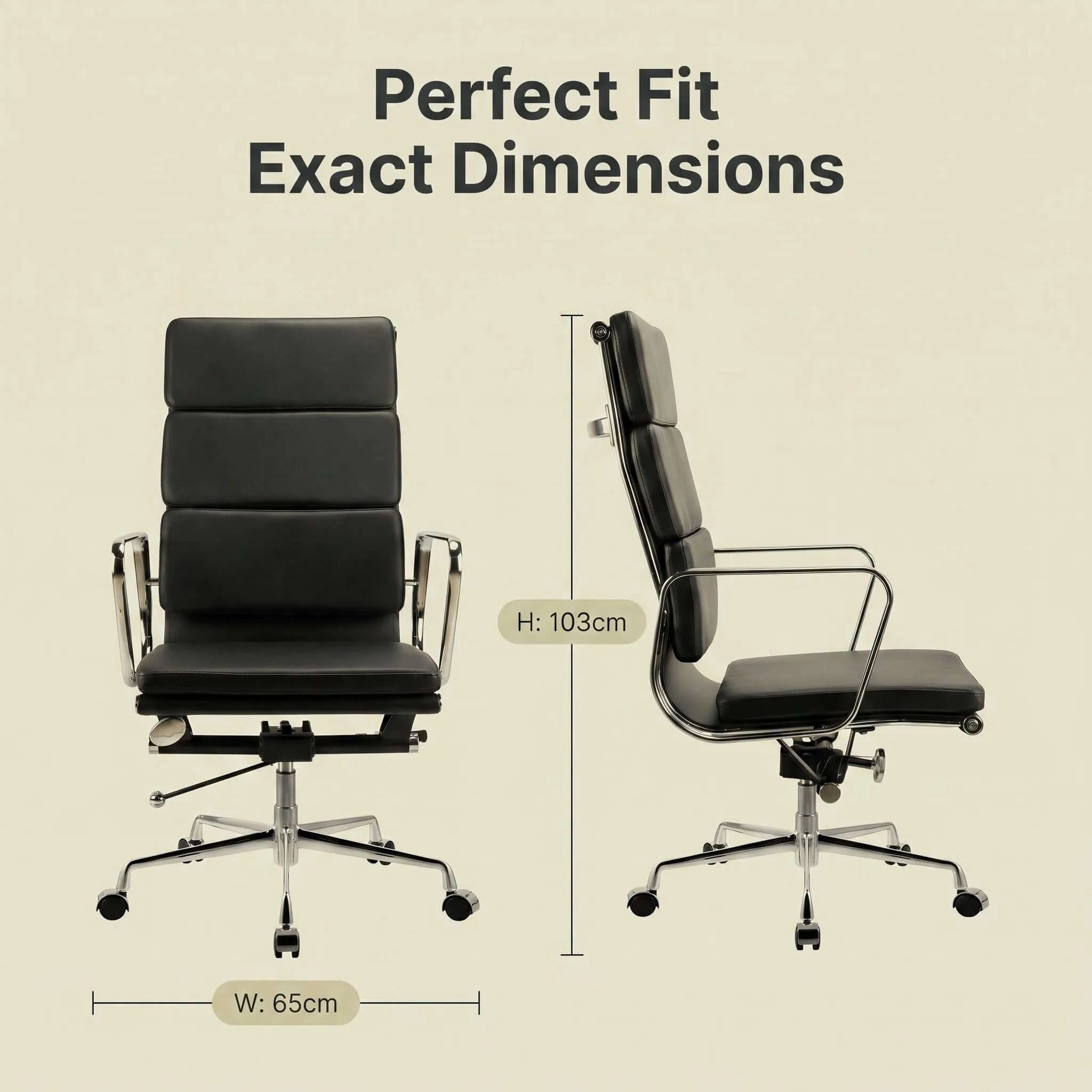 Aspen Executive Office Chair – Ergonomic High-Back Leather Task Chair