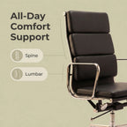 Aspen Executive Office Chair – Ergonomic High-Back Leather Task Chair