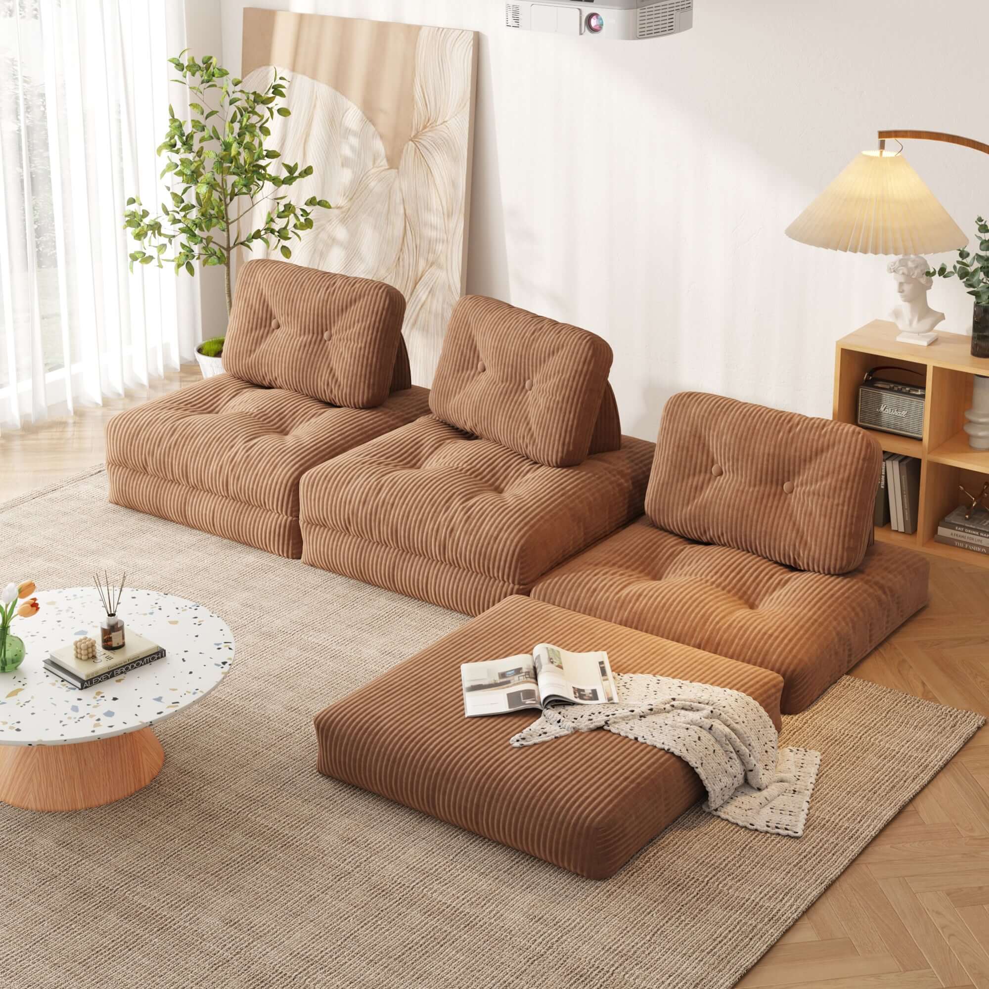 Individual Convertable Floor Couch Living Room Modular Sofa