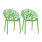 Scandinavian style sloped arm chair made of plastic and acrylic, ideal for kitchen and dining areas