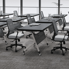 Minimalist Foldable Conference Table Ideal for Training and Business Meetings