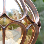 Ball Cage Metal Outdoor Table Lamp – Vintage Bronze Finish