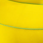 Banana-Shaped Yellow Fabric Bean Bag Lounger with Removable Cover