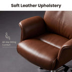 Baron Executive High-Back Leather Office Chair