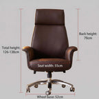 Baron Executive High-Back Leather Office Chair