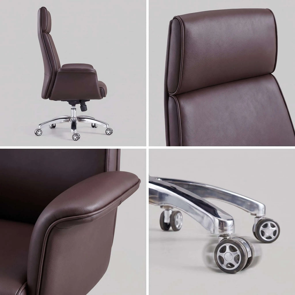 Baron Executive High-Back Leather Office Chair